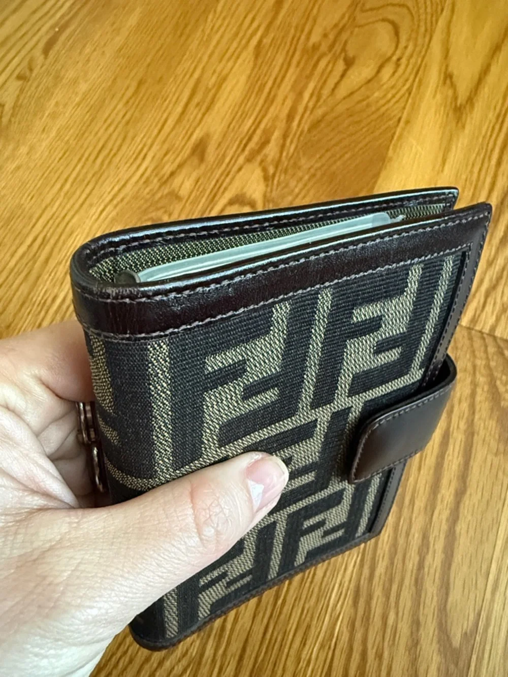 Fendi Brown and Black FF Agenda with Leather Trim - Picture 8 of 12